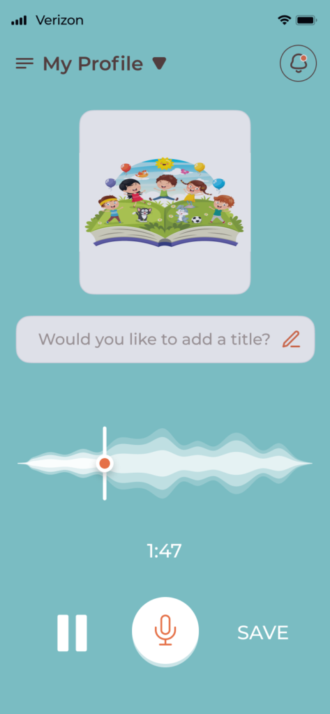 Book app design playback
