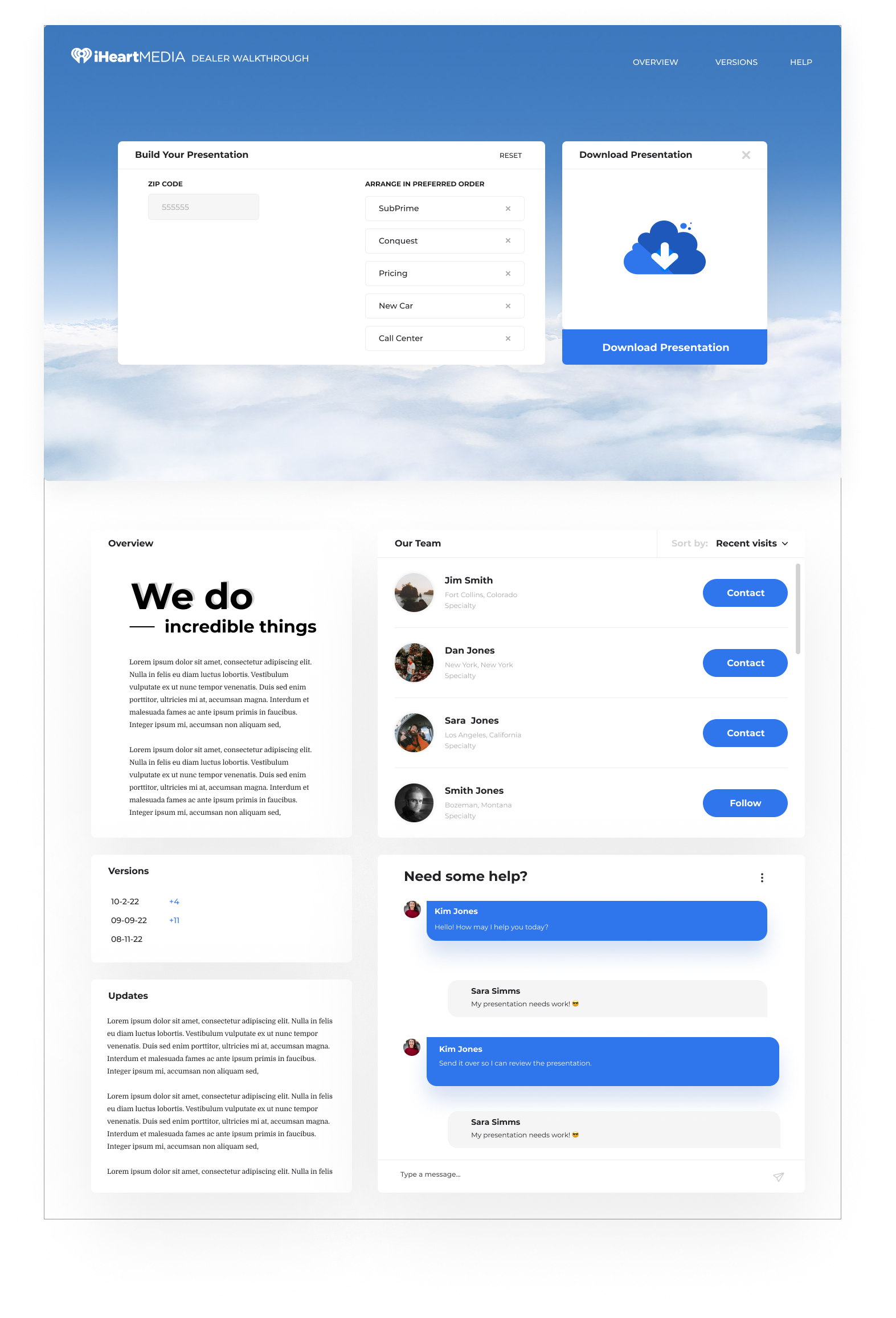 Iheart media automotive SaaS Template